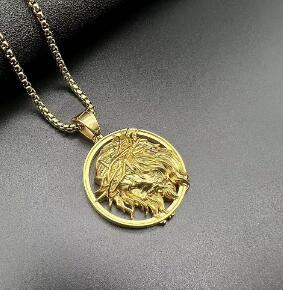 Calvary Jesus Pendant Necklace