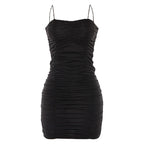 Trendy Spring Summer Ruched Slip Dress (Amazon Bestseller)