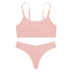Seamless Bralette and Thong Set