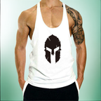 Men's Loose Cotton Bodybuilding Tank Top for Sports