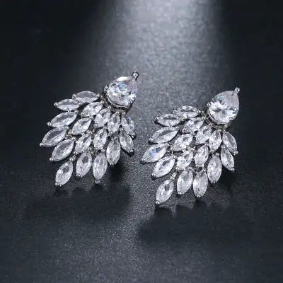 Radiance Peacock Stud Earrings | Jewelry