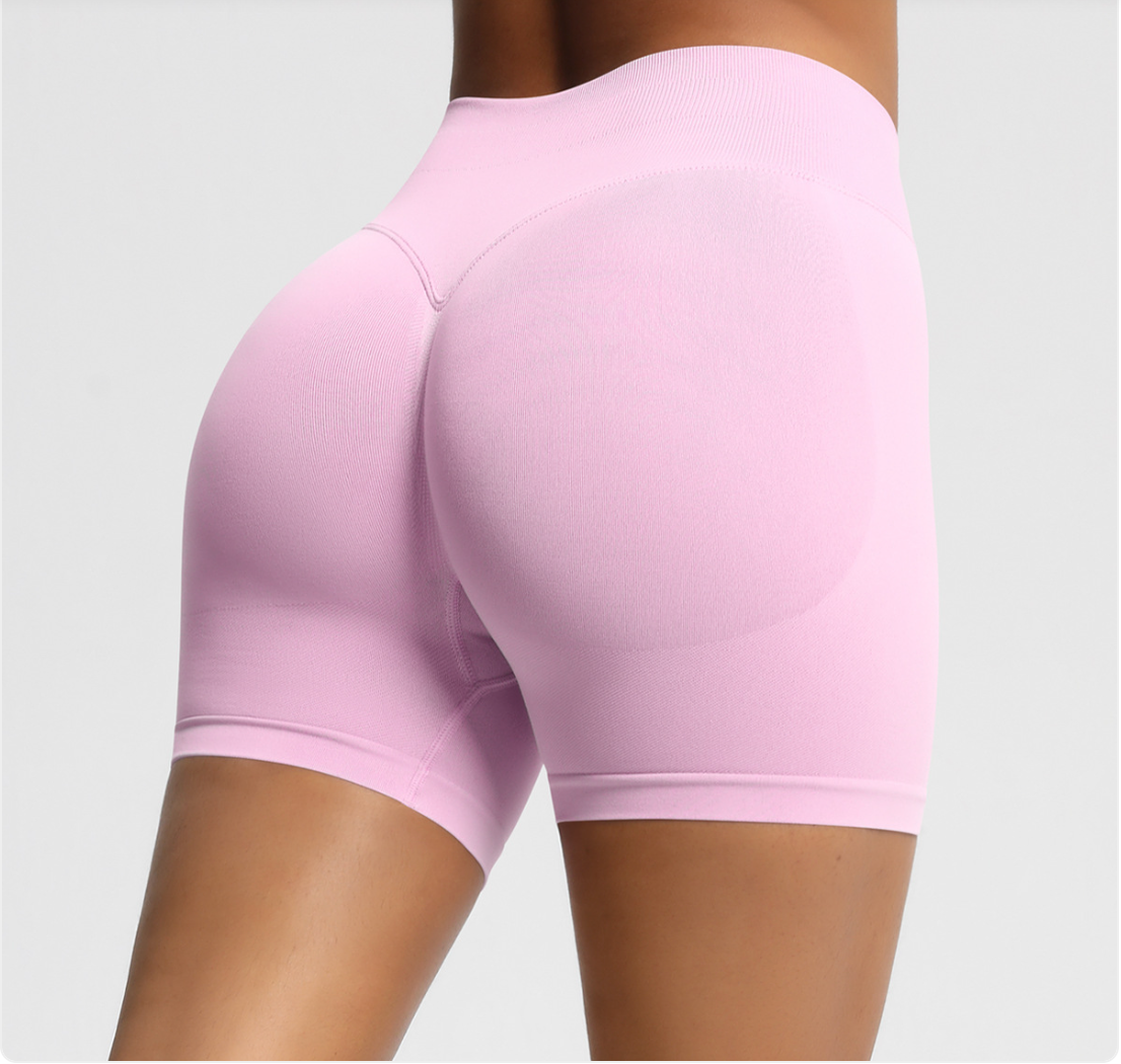 Women's Seamless High Waist Fitness Shorts