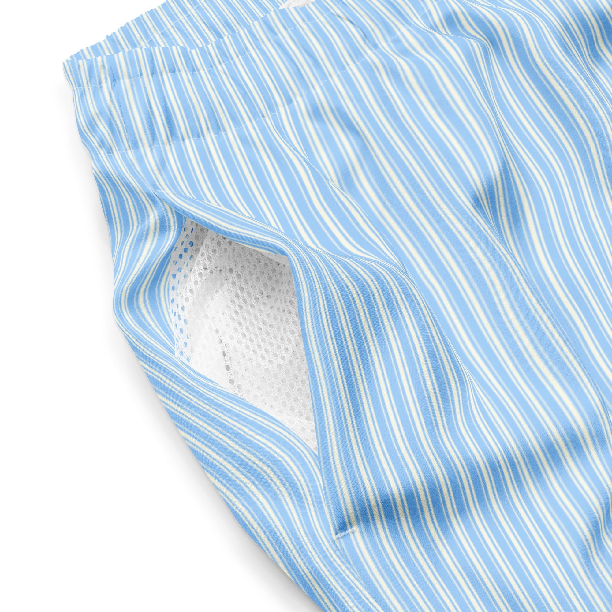 Men's Pinstripe Swim Trunks