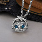 Cat Pendant Punk Necklace