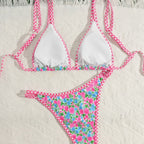 Ditsy Floral Triangle Bikini Set