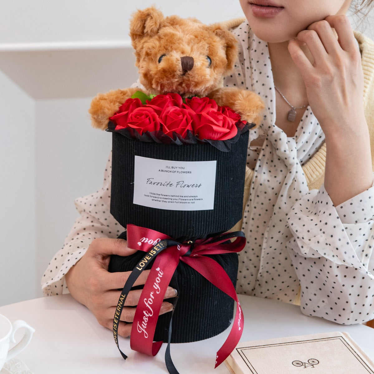 Teddy Bear Bouquet Valentines Gift