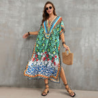Printed Beach Cover-Up Robe in 16 Colors (21083)