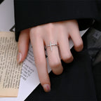 Simple Cross Open Ring in Design