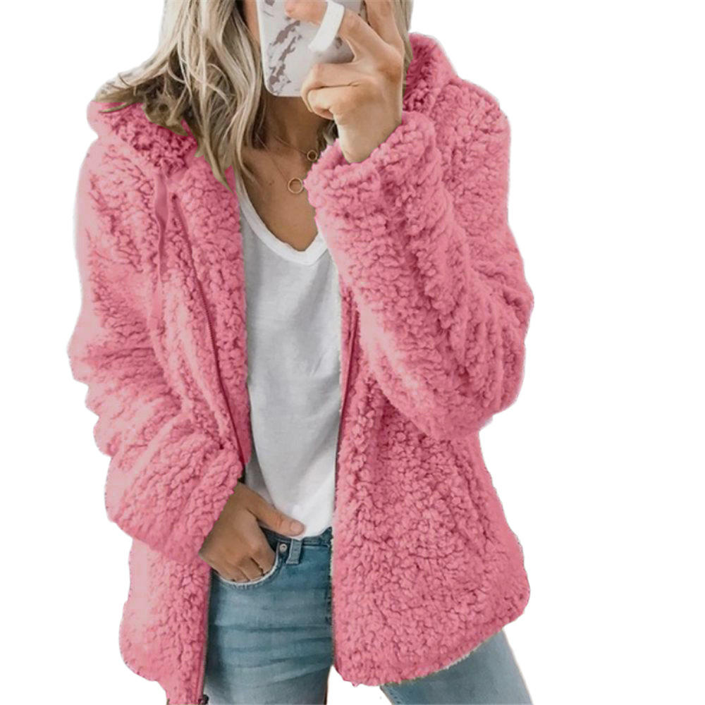 Elegant Thick Faux Fur Teddy Coat for Women