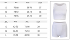 Fashionable Women's Sports Vest and Shorts Set