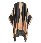 Long Cardigan Beach Cover-Up with Floral Print for Women