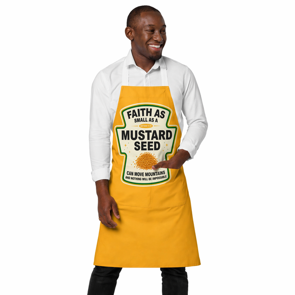 Faith as a Mustard Seed Christian Apron - Matthew 17:20