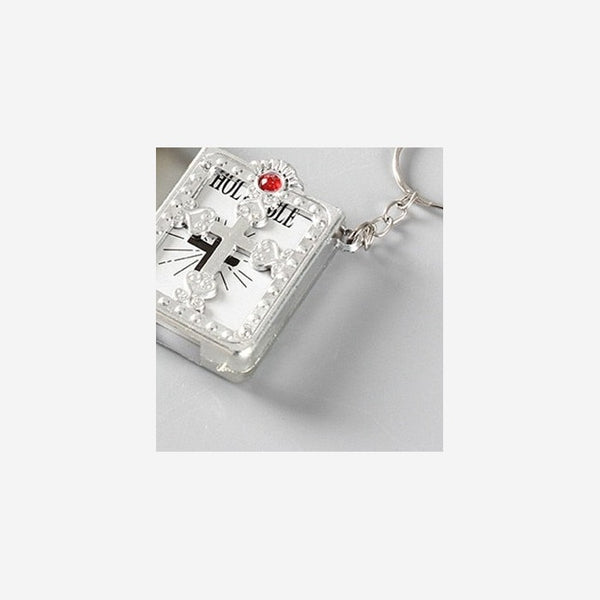 Mini Holy Bible Keychain - Christian Faith Accessory