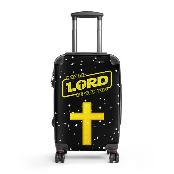 May the Lord Be With You Hard-Shell Suitcase - Christian Luggage