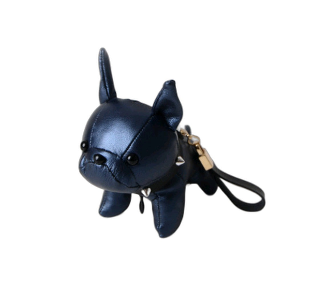 Bulldog Pendant Car Decoration Pet Dog Keychain | Accessory - Red / 15cm (Amazon swatch)