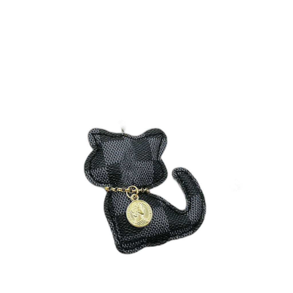 Cat Car Keychain and Bag Pendant Accessory | Accessory - Black (Amazon swatch)
