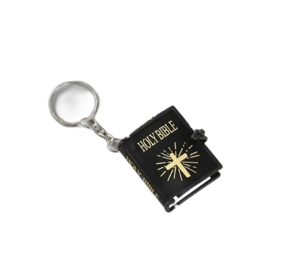 Mini Holy Bible Keychain - Christian Faith Accessory