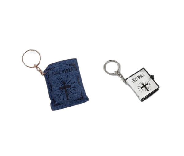 Mini Holy Bible Keychain - Christian Faith Accessory