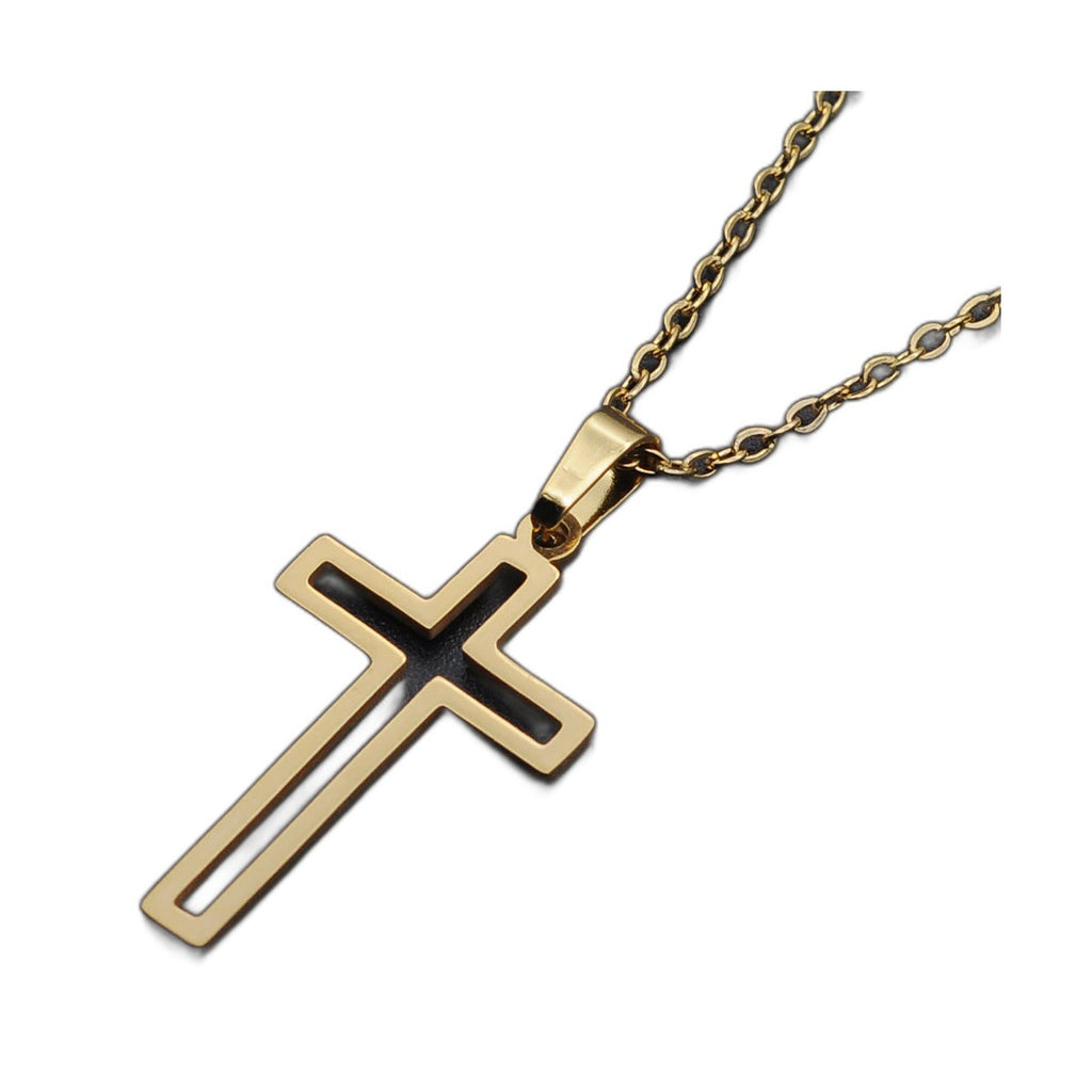 Titanium Steel Cross Necklace | Christian Jewelry